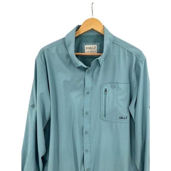 Gillz Fishing Shirt Mens Size XL Outdoor Natural Normcore Relaxed Sporty Utility - Picture 6 of 9